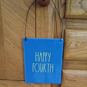 Rae Dunn Blue Celebration Sign